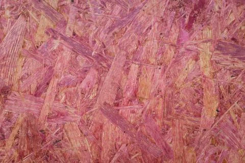 The texture of the pressed panel made of wood shavings. Stock Photos