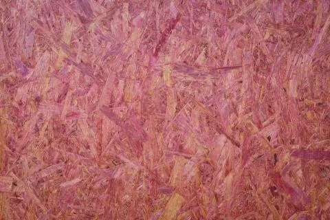The texture of the pressed panel made of wood shavings. Stock Photos