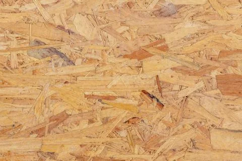 Texture of Pressed Wooden Panel. OSB (Oriented Strand Board) Stock Photos