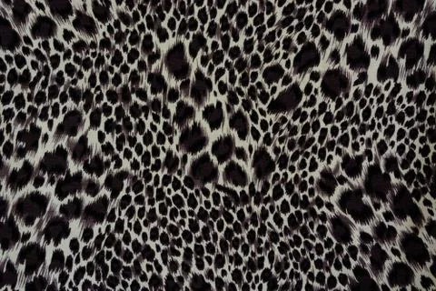 Texture of print fabric striped leopard for background Stock Photos