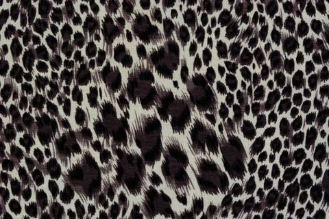 Texture of print fabric striped leopard for background Stock Photos