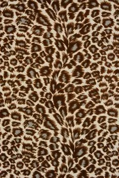Texture of print fabric striped leopard for background Stock Photos