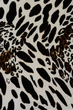 Texture of print fabric striped leopard for background Stock Photos