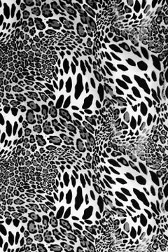 Texture of print fabric stripes leopard for background Stock Photos
