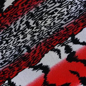 Texture of print fabric stripes leopard for background Stock Photos