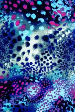 Texture of print fabric stripes leopard for background Stock Photos