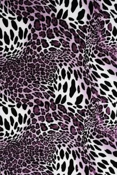 Texture of print fabric stripes leopard for background Stock Photos