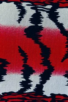 Texture of print fabric stripes leopard Stock Photos