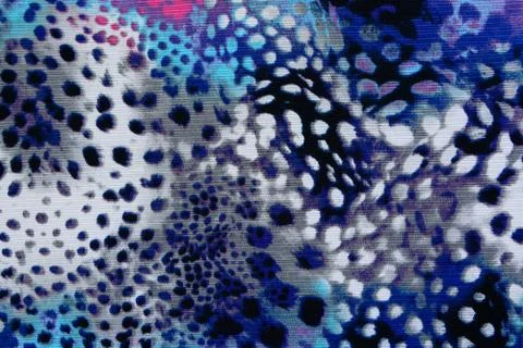 Texture of print fabric stripes leopard for background Stock Photos
