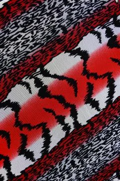 Texture of print fabric stripes leopard Stock Photos