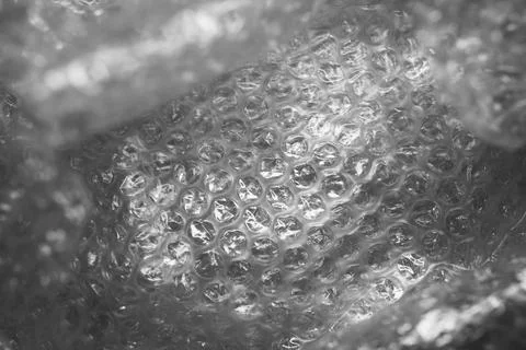 Texture of protective bubble wrap Foto stock