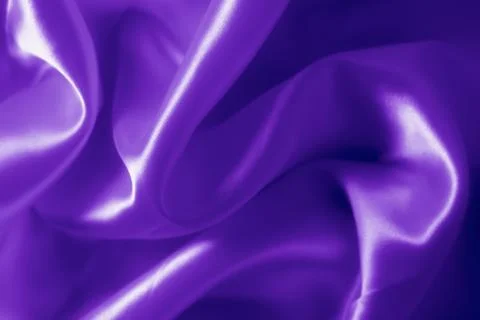 The texture of the proton purple cloth with waves and shrugs. Shiny fabric. Stockillustratie