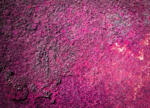 The texture of raspberry color decorative plaster Foto stock