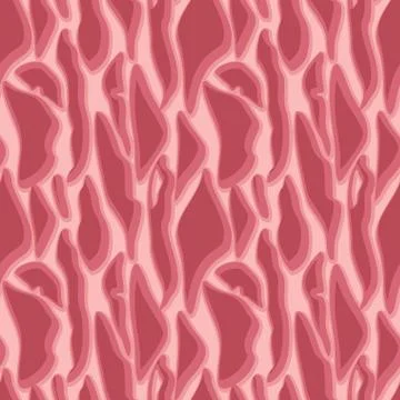 Texture of raw, fresh beef. Vector background. Seamless pattern meat Illustrazione stock
