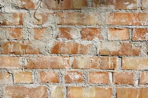 Texture of real brick wall ready for architectural design Foto stock