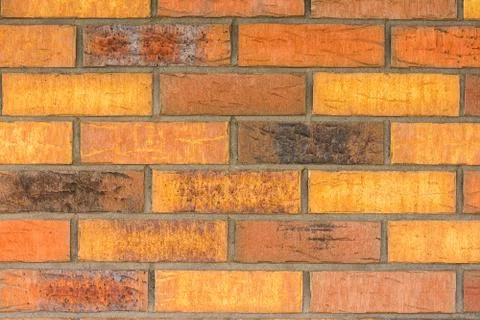 Texture of the red and brown brick wall Stock-Fotos