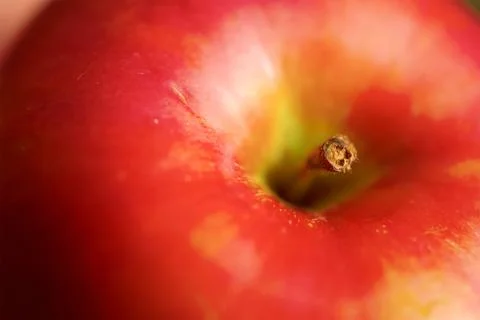 Texture red Apple close up Stock Photos