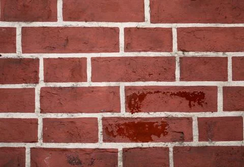 Texture of red brick Stock Photos