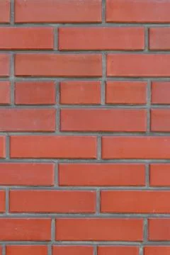 Texture of a red brick wall background Foto stock