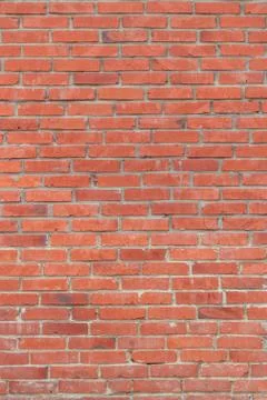 Texture of a red brick wall background Foto stock