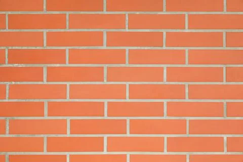 Texture of red brick wall as background 스톡 사진