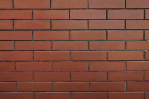 Texture of red brick wall as background 스톡 사진