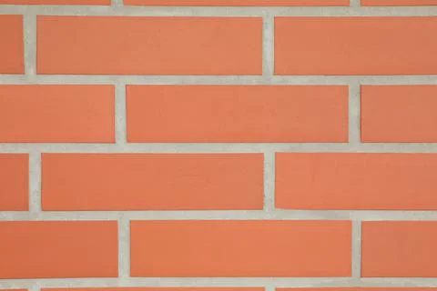 Texture of red brick wall as background 스톡 사진