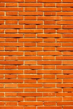 Texture of red brick wall Stock Photos