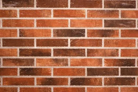 Texture of red brickwall. Stock Photos