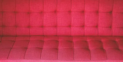 Texture of red cloth sofa. Foto stock