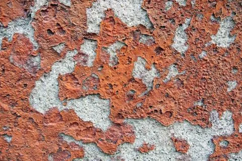 Texture of red concrete wall Foto stock