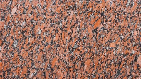 Texture of red granite slabs. stone nature pattern . decorative geology surface 스톡 동영상 120264881