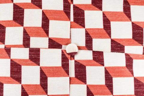 Texture of red pillows Stock Photos