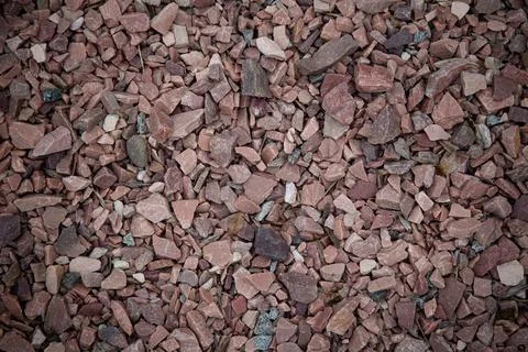 Texture, red rubble Stockfoto's