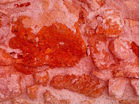 Texture Of Red Stone In The Garden 写真素材