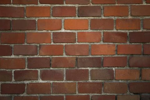 Texture of red stone wall as background, closeup 写真素材