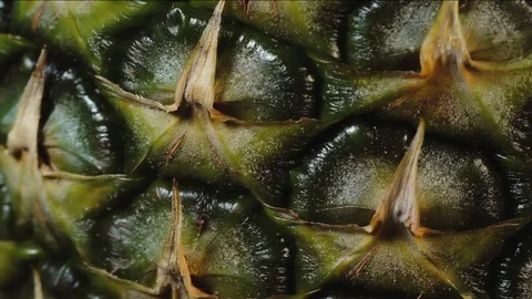 Texture of ripe pineapple close up. Stock Footage 113175549