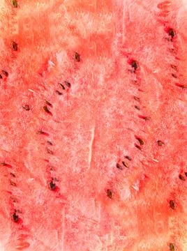 Texture of ripe watermelon close-up Stock Photos