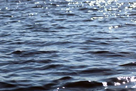 Texture ripples lake Stock Photos