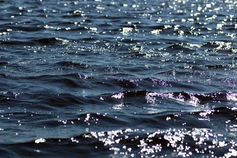 Texture ripples lake Stock Photos