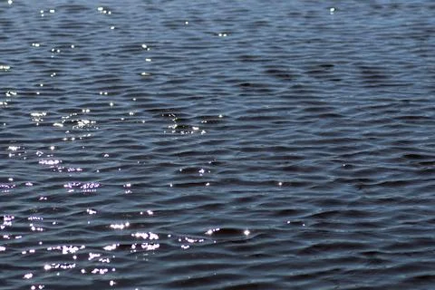 Texture ripples lake Stock Photos