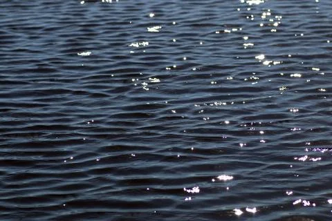 Texture ripples lake Stock Photos