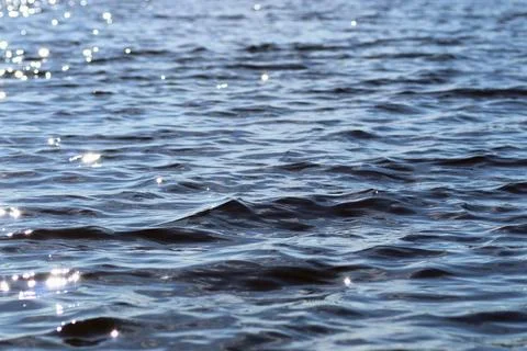 Texture ripples lake Stock Photos
