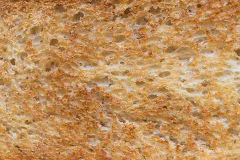 Texture of roasted fresh toasted bread toast, close up Stock Photos