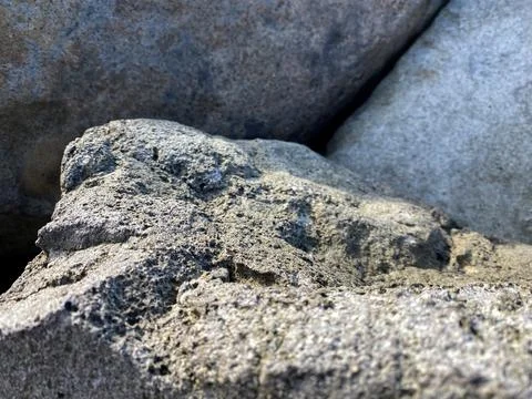 The texture of the rocks, selective focus, macro, stone background Stock Photos