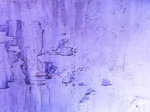 Texture of rough stucco wall with decorative purple light. Decorative plaster Stock Photos