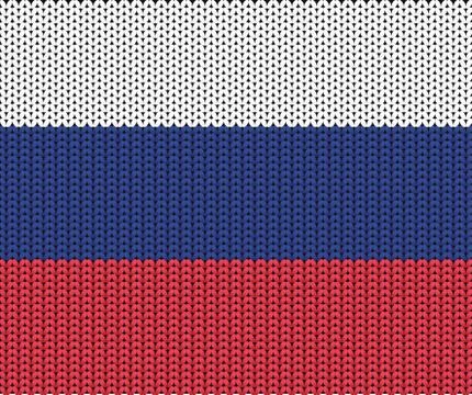 Texture of the Russian flag Stock Illustration