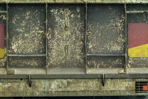 Texture Of Rust On Lorry Back Stock Photos
