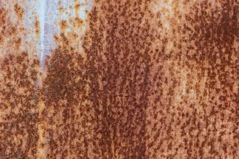 Texture of rust on metal plate Stock Photos