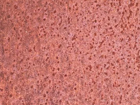 Texture of rusty iron beams of reddish color Stock Photos